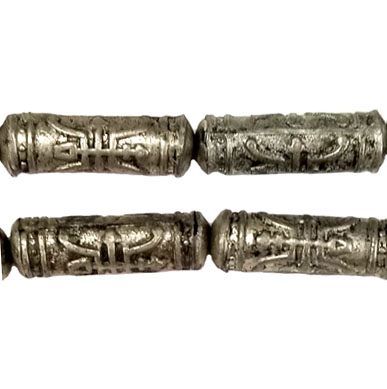 ENAMEL TUBE 7X20MM SILVER